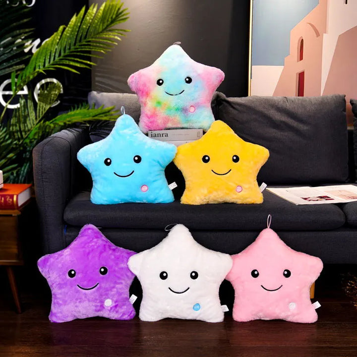 Glowing Colorful Stars LED Light Toys
Colorful star-shaped night light
Glowing star decor
Color-changing star lights