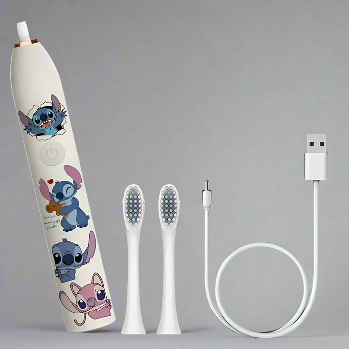 
USB charging kids sonic toothbrush
Cute toothbrush for children with Stitch design
Kids waterproof electric toothbrush
Fun gift electric toothbrush for kids
