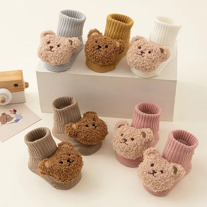 Cute Bear Baby Socks