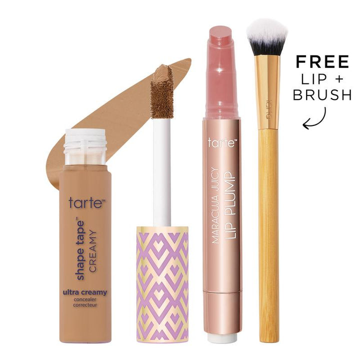 Long-lasting waterproof concealer
Buildable lip plump gloss
Maracuja oil-infused lip treatment