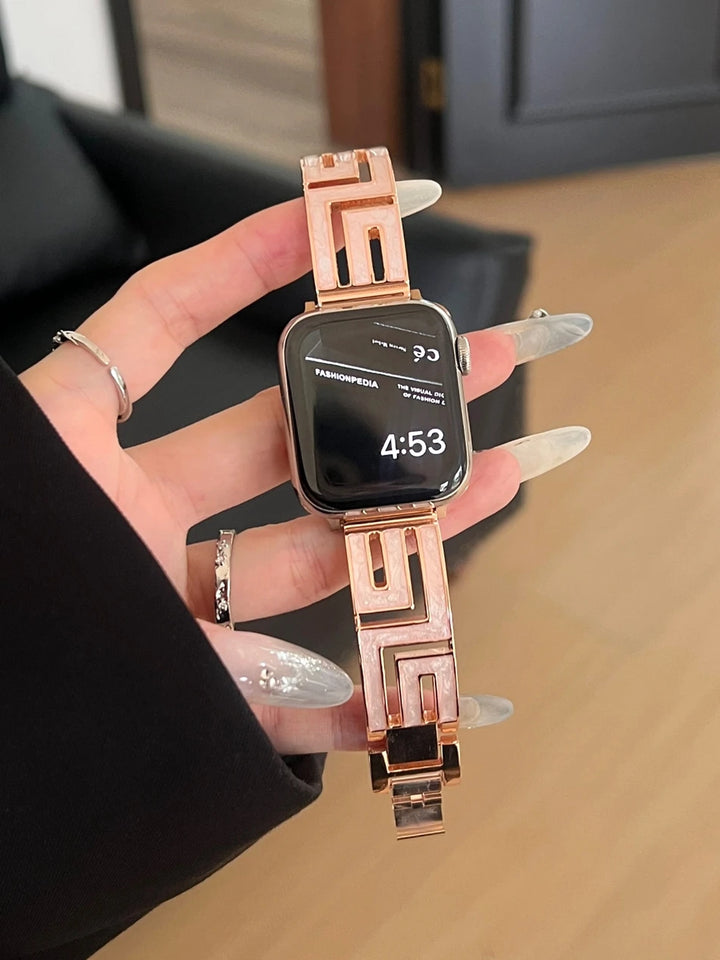 Spiral cross Apple Watch strap
Luxury Apple Watch bracelet band
Apple Watch Ultra 2 resin band
316L stainless steel Apple Watch strap
Tortoise-tone Apple Watch band
Elegant bracelet strap for Apple Watch
Apple Watch Series 3-10 bracelet band
Luxury cross strap for iWatch