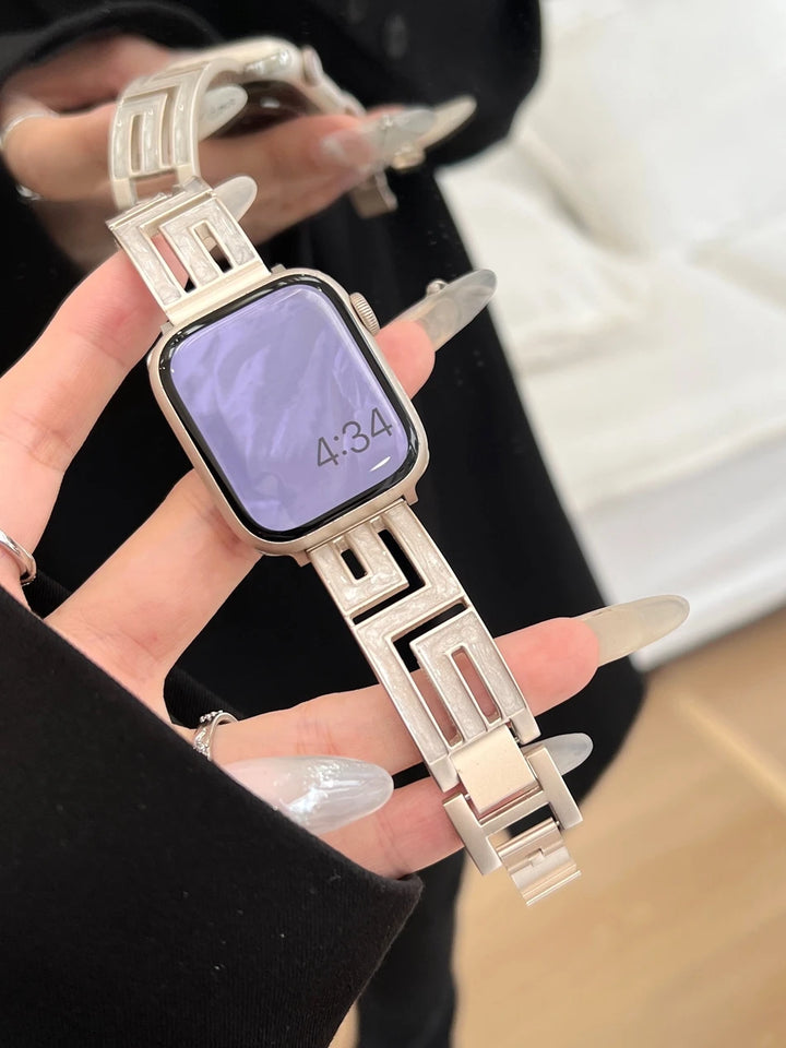 Spiral cross Apple Watch strap
Luxury Apple Watch bracelet band
Apple Watch Ultra 2 resin band
316L stainless steel Apple Watch strap
Tortoise-tone Apple Watch band
Elegant bracelet strap for Apple Watch
Apple Watch Series 3-10 bracelet band
Luxury cross strap for iWatch