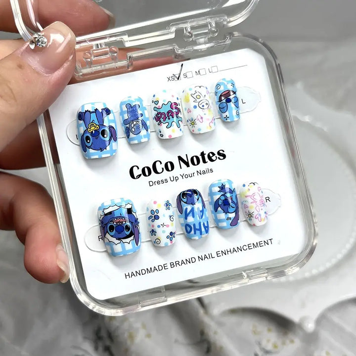 
Stitch manicure set for kids
Cute cartoon nail stickers
Anime nail art for adults
Stitch wearable nails for girls
Fake nails set with Stitch design
Cartoon fake nails for anime fans
Anime character nail stickers
Lilo & Stitch fake nail set
Kawaii artificial nails gift
Unisex anime nail stickers
